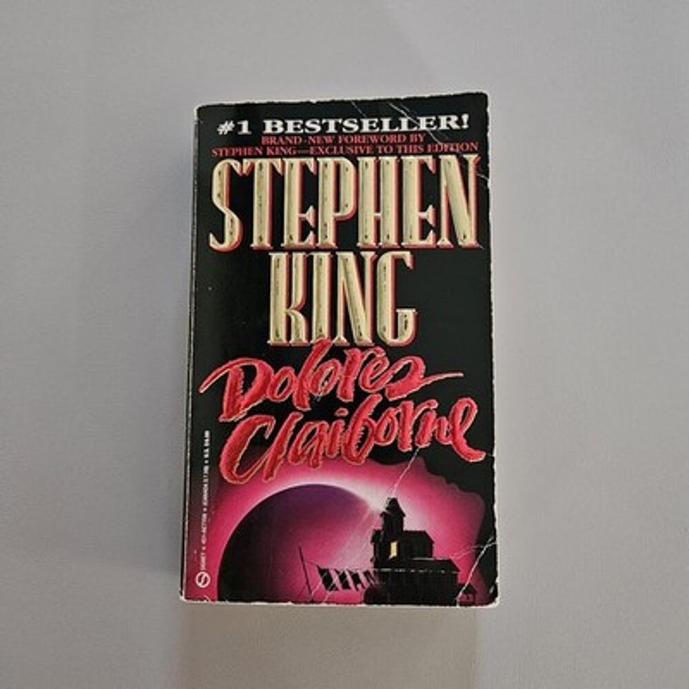Dolores Claiborne - Stephen King - Paperback Book - First Signet Printing Vtg